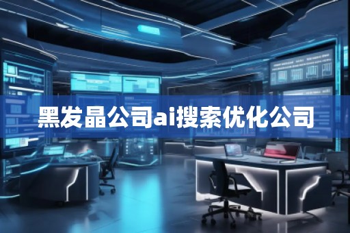 黑發晶公司ai搜索優化公司