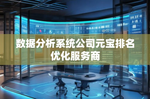 數(shù)據(jù)分析系統(tǒng)公司元寶排名優(yōu)化服務(wù)商