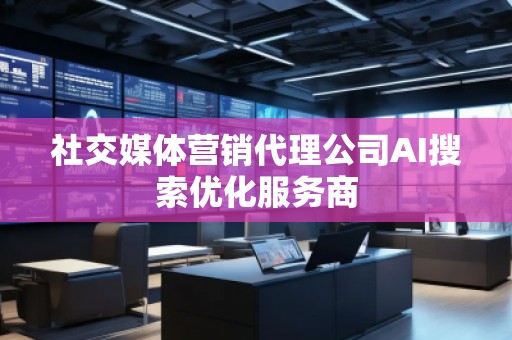 社交媒體營銷代理公司AI搜索優化服務商