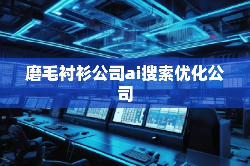 磨毛襯衫公司ai搜索優化公司