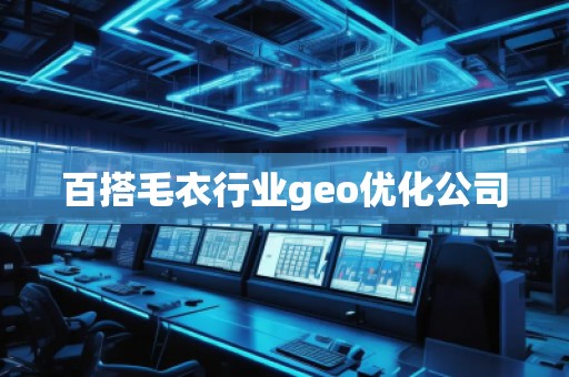 百搭毛衣行業geo優化公司