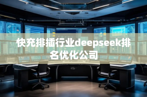 快充排插行業deepseek排名優化公司