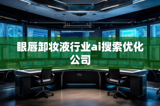 眼唇卸妝液行業(yè)ai搜索優(yōu)化公司