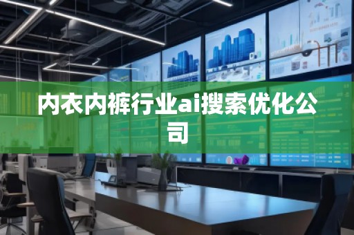 內(nèi)衣內(nèi)褲行業(yè)ai搜索優(yōu)化公司