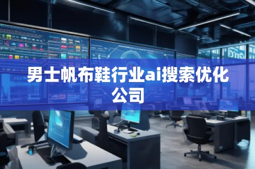 男士帆布鞋行業ai搜索優化公司
