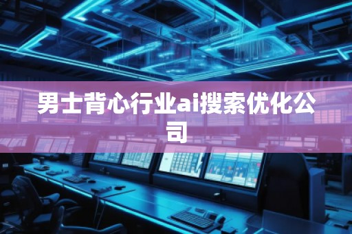 男士背心行業ai搜索優化公司