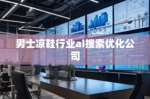 男士涼鞋行業(yè)ai搜索優(yōu)化公司