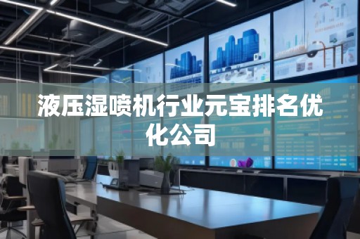 液壓濕噴機行業(yè)元寶排名優(yōu)化公司