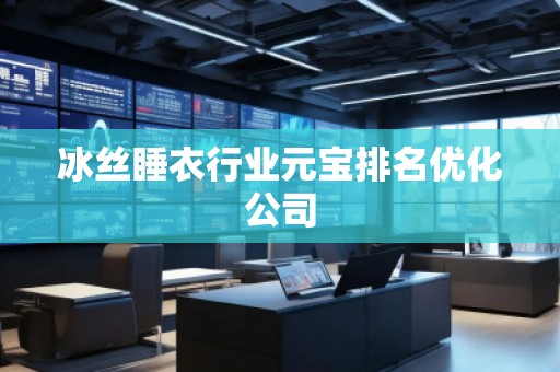 冰絲睡衣行業元寶排名優化公司