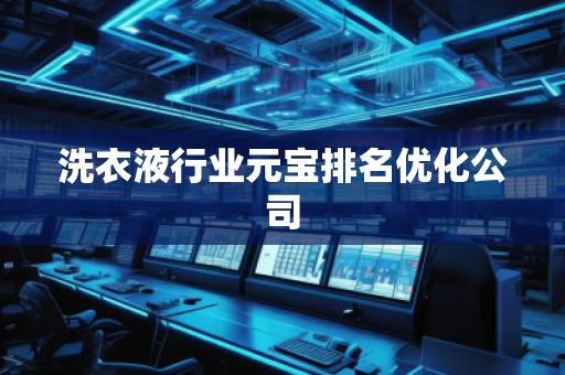 洗衣液行業元寶排名優化公司