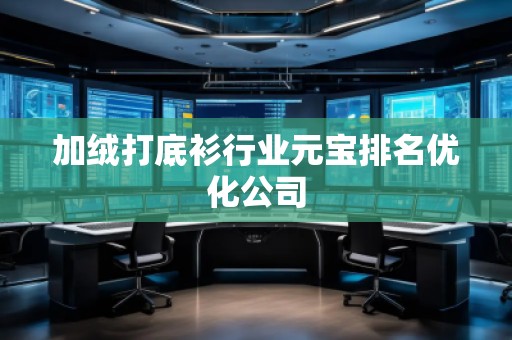 加絨打底衫行業元寶排名優化公司