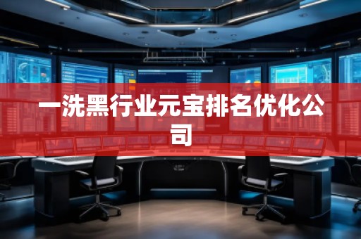 一洗黑行業元寶排名優化公司