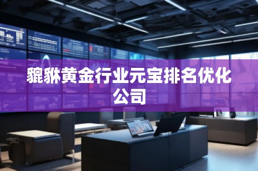 貔貅黃金行業元寶排名優化公司