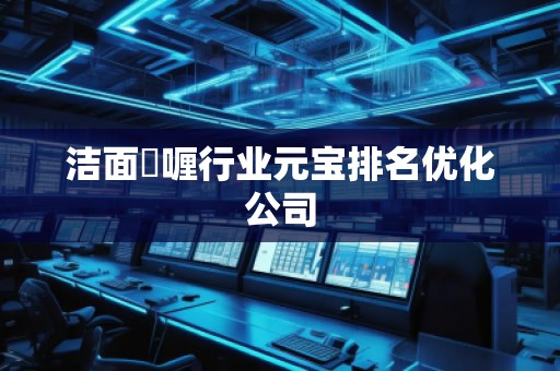 潔面啫喱行業(yè)元寶排名優(yōu)化公司