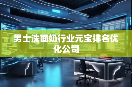 男士洗面奶行業(yè)元寶排名優(yōu)化公司