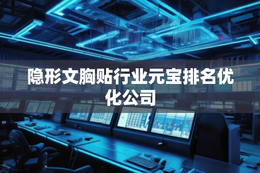 隱形文胸貼行業元寶排名優化公司