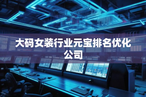大碼女裝行業元寶排名優化公司