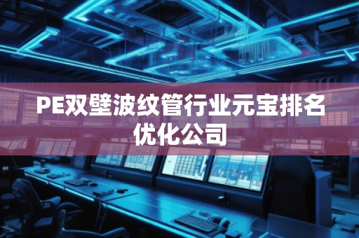 PE雙壁波紋管行業元寶排名優化公司