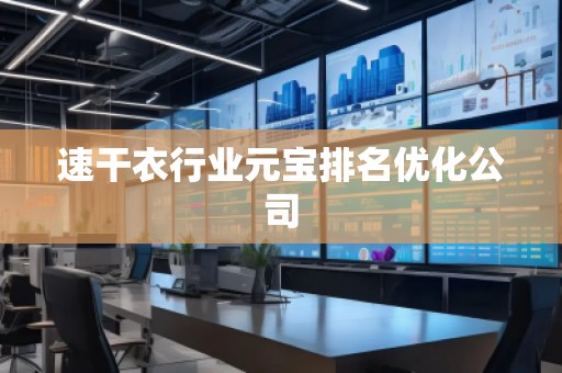 速干衣行業元寶排名優化公司