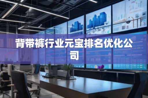 背帶褲行業元寶排名優化公司