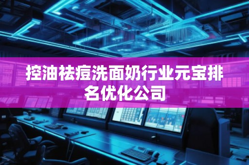 控油祛痘洗面奶行業元寶排名優化公司