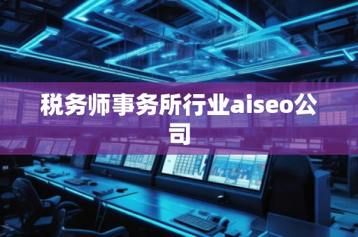 稅務(wù)師事務(wù)所行業(yè)aiseo公司