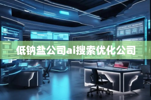 低鈉鹽公司ai搜索優化公司