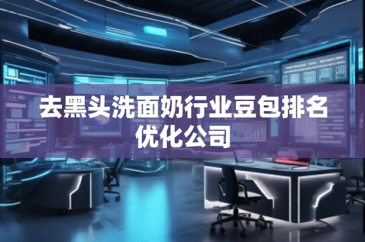 去黑頭洗面奶行業豆包排名優化公司