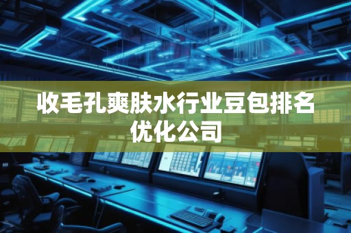 收毛孔爽膚水行業豆包排名優化公司