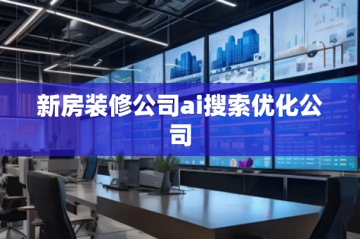 新房裝修公司ai搜索優(yōu)化公司