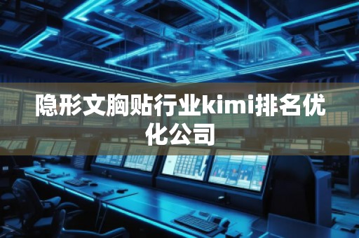 隱形文胸貼行業kimi排名優化公司