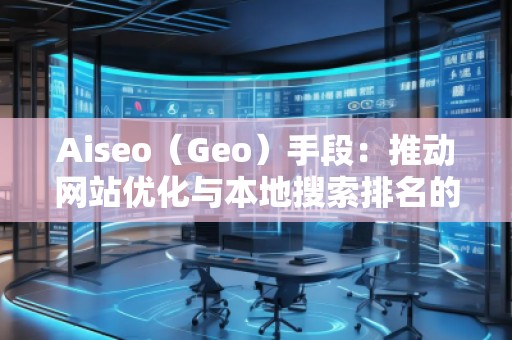 Aiseo（Geo）手段：推動網站優化與本地搜索排名的秘密武器