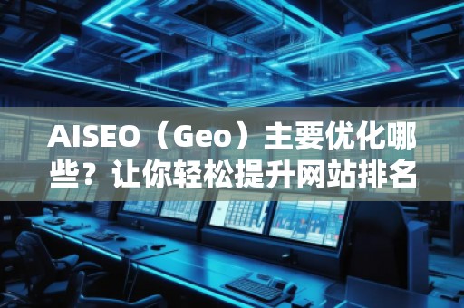 AISEO（Geo）主要優化哪些？讓你輕松提升網站排名