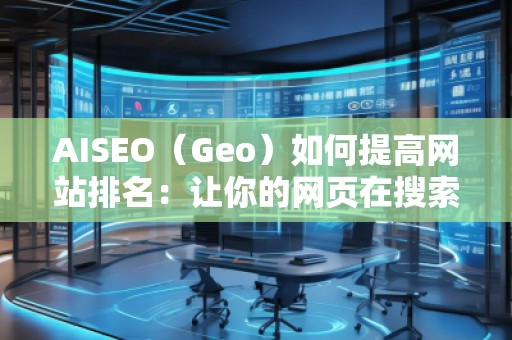 AISEO(Geo)如何提高網(wǎng)站排名:讓你的網(wǎng)頁在搜索引擎中脫穎而出 AISEO(Geo)如何提高網(wǎng)站排名:讓你的網(wǎng)頁在搜索引擎中脫穎而出
