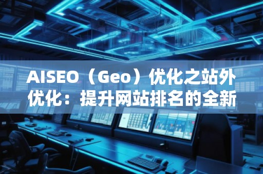 AISEO（Geo）優化之站外優化：提升網站排名的全新策略