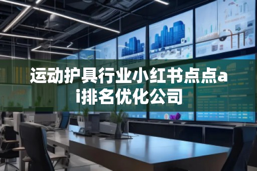 運動護具行業小紅書點點ai排名優化公司