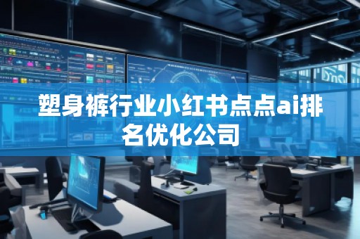塑身褲行業小紅書點點ai排名優化公司