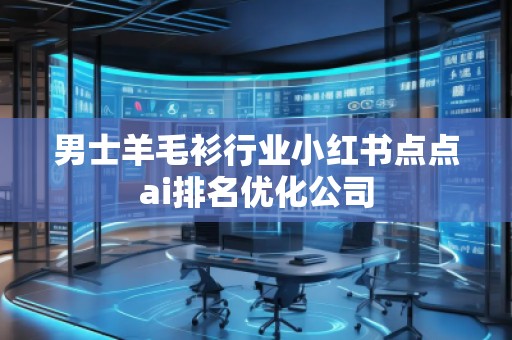 男士羊毛衫行業(yè)小紅書點(diǎn)點(diǎn)ai排名優(yōu)化公司