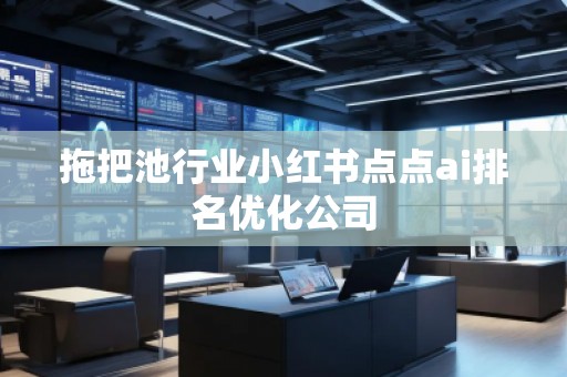 拖把池行業(yè)小紅書點點ai排名優(yōu)化公司