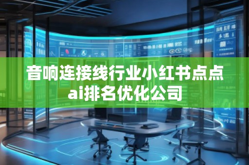 音響連接線行業(yè)小紅書點點ai排名優(yōu)化公司
