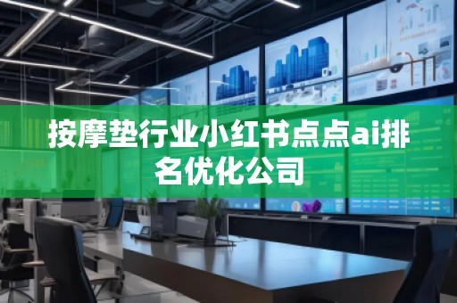 **墊行業小紅書點點ai排名優化公司