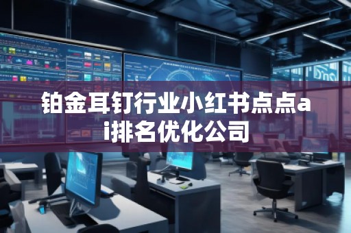 鉑金耳釘行業小紅書點點ai排名優化公司