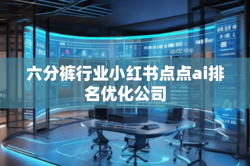 六分褲行業(yè)小紅書(shū)點(diǎn)點(diǎn)ai排名優(yōu)化公司