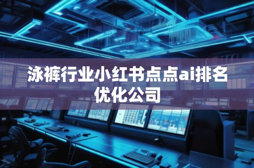 泳褲行業小紅書點點ai排名優化公司