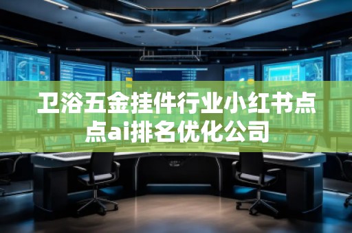 衛浴五金掛件行業小紅書點點ai排名優化公司
