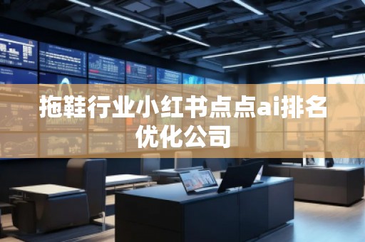 拖鞋行業(yè)小紅書(shū)點(diǎn)點(diǎn)ai排名優(yōu)化公司