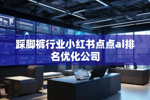 踩腳褲行業小紅書點點ai排名優化公司