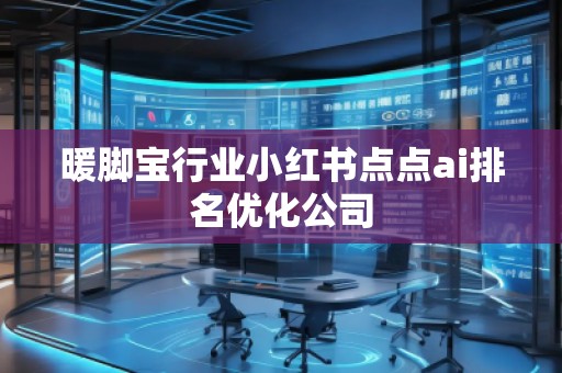 暖腳寶行業小紅書點點ai排名優化公司