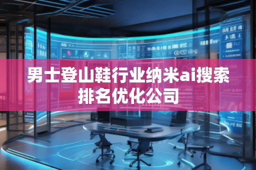 男士登山鞋行業納米ai搜索排名優化公司