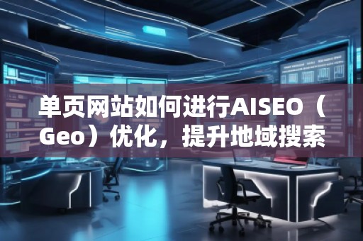 單頁(yè)網(wǎng)站如何進(jìn)行AISEO（Geo）優(yōu)化，提升地域搜索排名